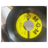 MCM Record Holder for 45s Plastic w/Records