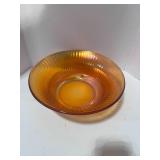 Vintage Marigold Depression Glass Bowl 10"