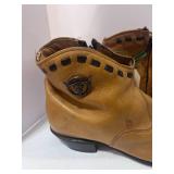 Soft Leather Capezio Ankle Boots 9 1/2