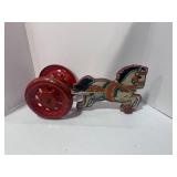 Antique NN Hill Brass Co Horse Pull Toy