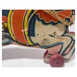 Antique NN Hill Brass Co Horse Pull Toy