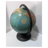 Vintage 10" Standard Globe Made by Replogle Globes