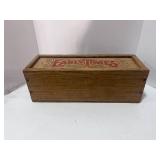 Nice 12" Wooden Box Slide Lid