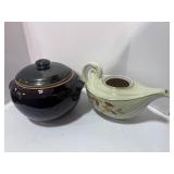 Vintage Bean Pot and Hall Jewel Teapot (no lid)