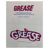Two Autographed Grease Photos, Advertising Piece and Sheet Music