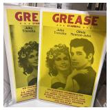 Vintage Grease Poster and Two Movie Posters