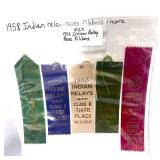 1958 Indian Relay Races Ribbons