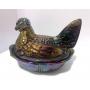 Fenton Carnival 6" Hen on Nest
