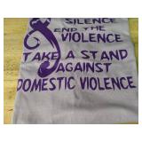 Gildan Ultra Cotton Shirt Large - Break the Silence Domestic Violence - New *P