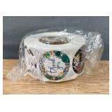 4 Brand New 500 Count Rolls of 1" Thank You Stickers - 2000 Total