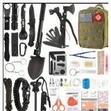 Brand New 142 in 1 Survival Gear Kit - Camping, Emergency, Hiking, Outdoor and Wilderness