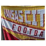 NFL Kansas City Chiefs Football Throw Blanket 50" x 64" - Brand New