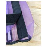 Set of 4 Purple Loose Fitting Horse Leggings with Velcro Closure - Brand New