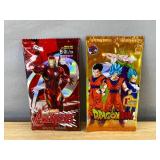 Brand New Marvel Avengers & Dragon Ball Trading Card Booster Packs *N