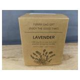 Lavender Scented 7 oz Soy Candle "Same Penis Forever" - Brand New