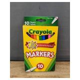 Crayola Markers 10 Count Fine Line, Assorted Colors, Lot of 4 - Brand New