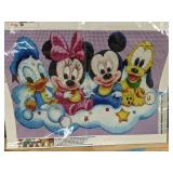 Diamond Art Kit: Disney Mickey Baby Family 9.75 x 13.75 in - Brand New