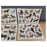 8 Sheets of Horse Temporary Tattoos - Brand New