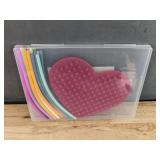 Brand New Sensory Activity Board Heart Shape Ages 3 Up *N