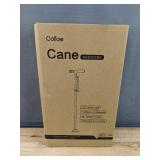Brand New Cofoe Adjustable, Foldable and Collapsible Black Walking Cane with LED Guide Light