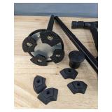 Brand New Cofoe Adjustable, Foldable and Collapsible Black Walking Cane with LED Guide Light