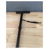 Brand New Cofoe Adjustable, Foldable and Collapsible Black Walking Cane with LED Guide Light