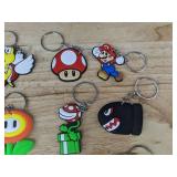14 Super Mario Brothers Keychains - Brand New