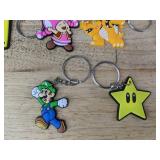 14 Super Mario Brothers Keychains - Brand New