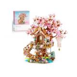 Cherry Blossom Bonsai Tree Building Set with 1149 Mini Bricks - Brand New