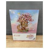 Cherry Blossom Bonsai Tree Building Set with 1149 Mini Bricks - Brand New