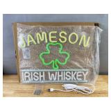 Jameson Irish Whiskey Neon Style LED 17" Bar Sign - Brand New