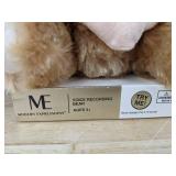 Modern Expressions Voice Recording Bear Plush Toy - Brand New