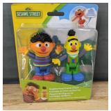 Sesame Street Neighborhood Friends Bert and Ernie Figures - Brand New