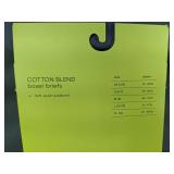 All in Motion Youth Cotton Blend Boxer Briefs 5-Pack, Size Small - Brand New