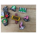 9 Brand New Beetlejuice Character Croc Charms