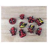 8 Brand New Deadpool & Wolverine Character Croc Charms *N