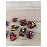 8 Brand New Deadpool & Wolverine Character Croc Charms *N