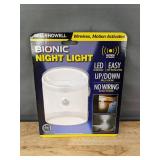 Bell+Howell Bionic Motion Activated LED Night Light in White - Brand New