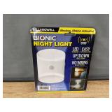 Bell+Howell Bionic Motion Activated LED Night Light in White - Brand New