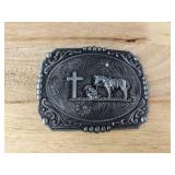 Ornate Western Christian Belt Buckle - Brand New