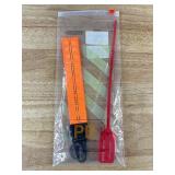 Off-White Keychain Lanyard Strap, Neon Orange with Red Tag - Brand New