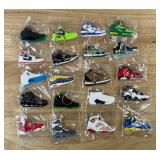 20 Brand New Nike, Air Jordan, Air Max, Kobe, Lebron Sneaker Shoe Keychains