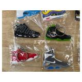 20 Brand New Nike, Air Jordan, Air Max, Kobe, Lebron Sneaker Shoe Keychains