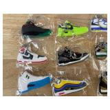 20 Brand New Nike, Air Jordan, Air Max, Kobe, Lebron Sneaker Shoe Keychains