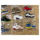 20 Brand New Nike, Air Jordan, Air Max, Kobe, Lebron Sneaker Shoe Keychains