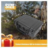 OGNTUH Broadhead Case - Holds up to 28 Broadheads, Waterproof - Brand New