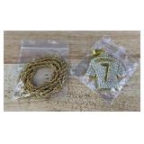 Ronaldo #7 Soccer Jersey Pendant Necklace - Brand New