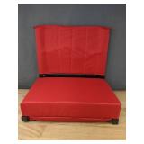 Halituny Red Stadium Bleacher Seat, 400 lb Capacity - Brand New *B