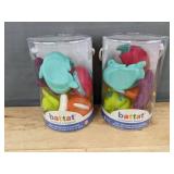 Battat Best Friends Bath Buddies 6-Pack Bath Toys - Brand New