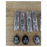 Religious Medals Collection with Velvet Bag - Brand New